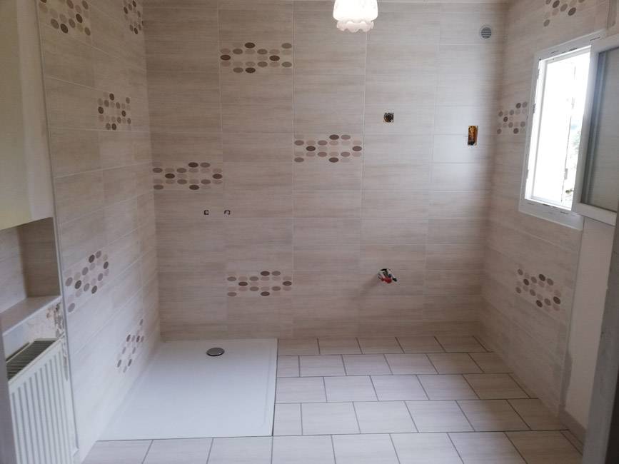 Rénovation de plusieur salles de bains en salle de douche