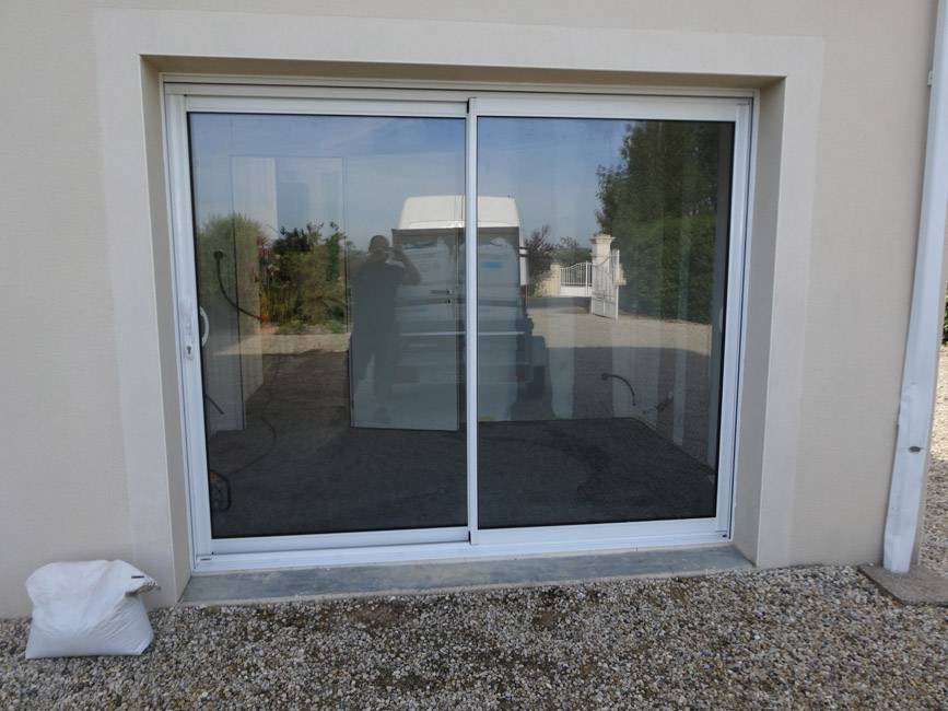 Remplacement de portail de garage par baie vitrée Aluminium1 (1)