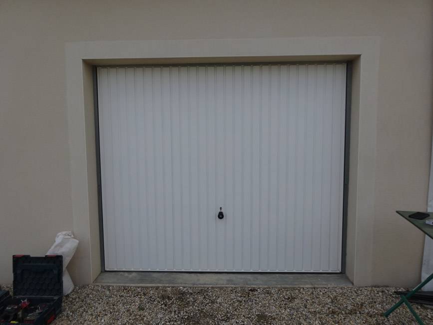 Remplacement de portail de garage par baie vitrée Aluminium2